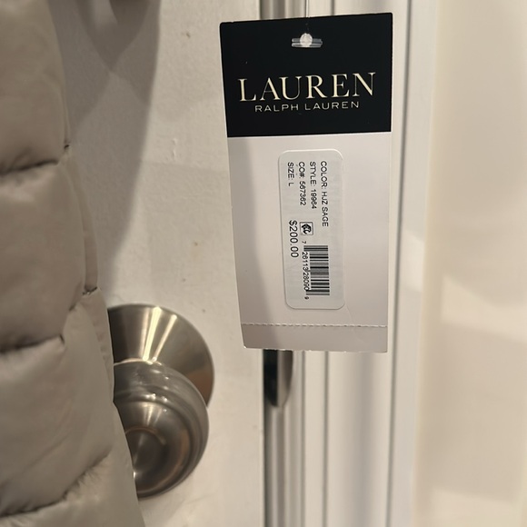 Ralph Lauren Quilted Green Puffer Coat - Picture 2 of 8